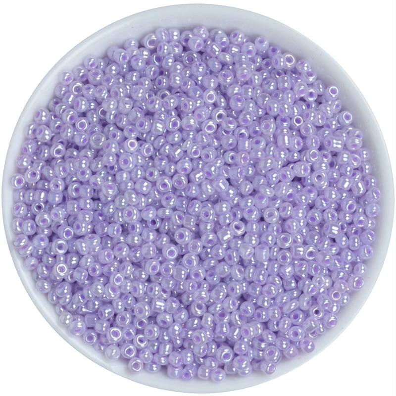 

1000Pcs Light Purple Beads 2 Mm Czech Crystal Seed Spacer Loose Beads for Jewelry DIY Accessories Wholesale