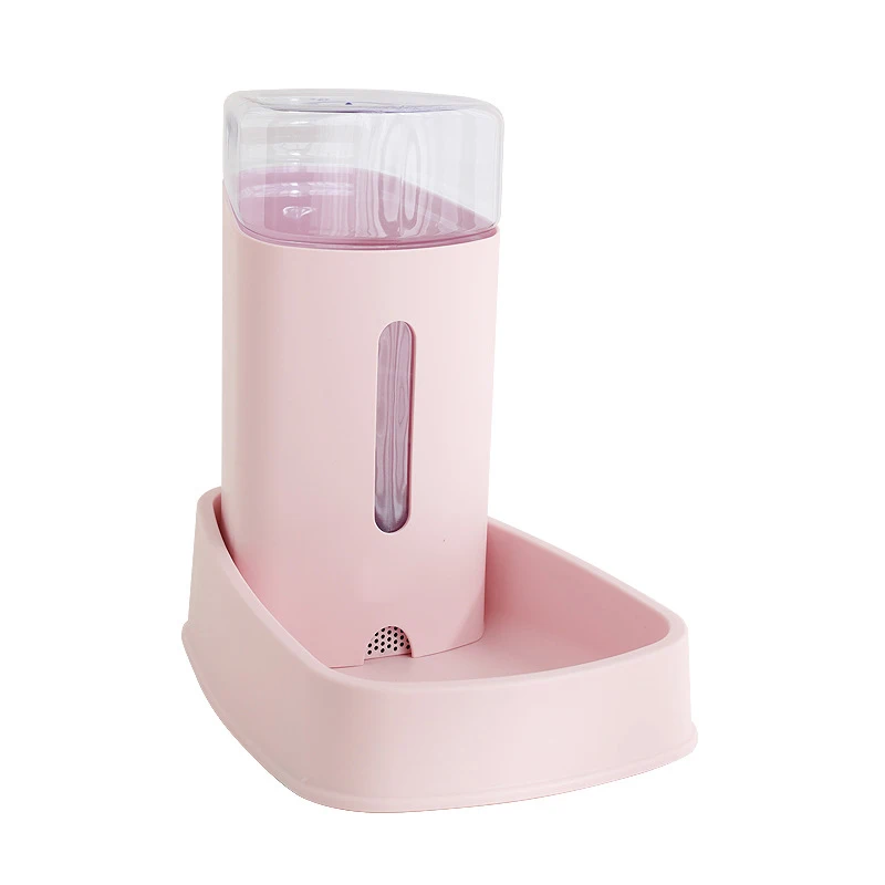 Pink water feeder Новейший 3.8L автоматический питатель для домашних животных, собак, кошек, Водяной фильтр с диспенсером, миски для воды, фонтан для домашних животных - Цвет: Pink water feeder