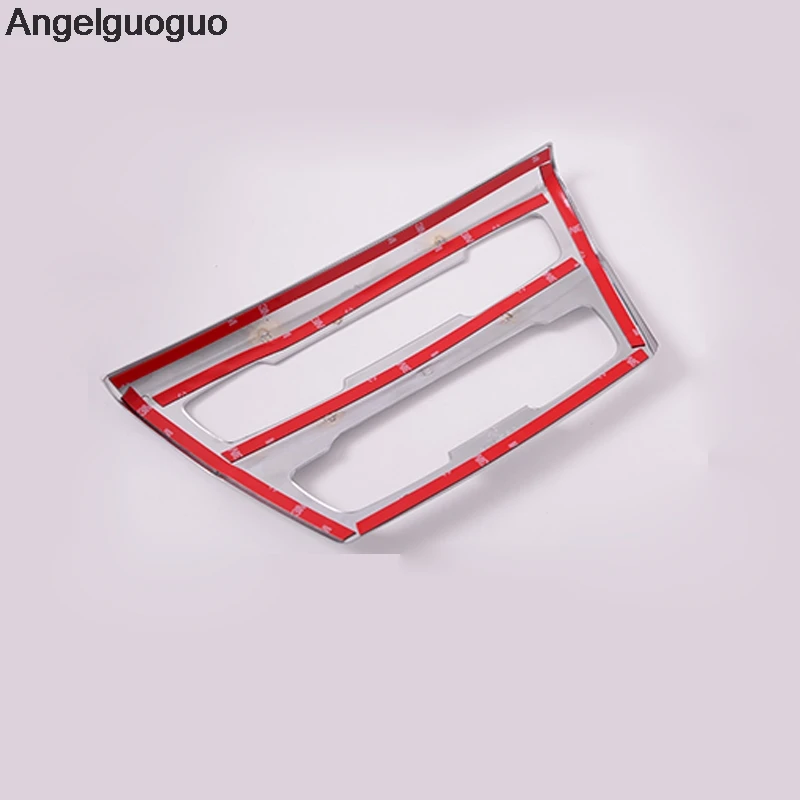 Angelguoguo декоративная крышка для автомобильной консоли CD панель наклейка Рамка BMW X1