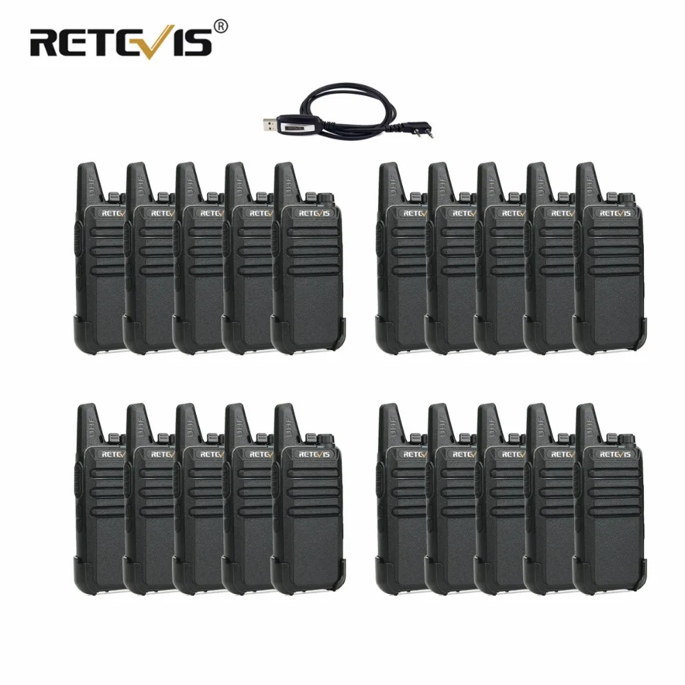 20 шт дешево оптом RETEVIS RT622 RT22 рация PMR радио PMR446 FRS VOX портативная двухсторонняя рация