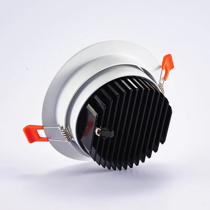 Apliques empotrados regulables mazorca Downlights LED 7W 9W 12W lámparas de techo LED AC85 ~ 265V LED luces de punto blanco cálido/blanco frío iluminación interior