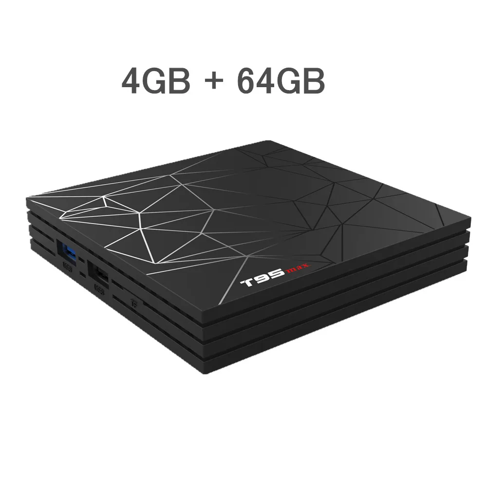 T95 MAX Android 9,0 Smart 6K tv BOX 4 ГБ ОЗУ 64 Гб ПЗУ Allwinner H6 четырехъядерный H.265 HD 2,4G Wifi Youtube T95MAX телеприставка - Цвет: 4G 64G
