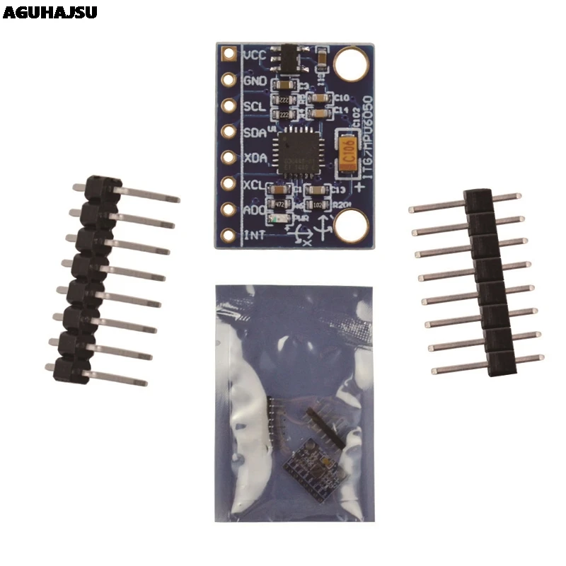 GY 521 MPU 6050 MPU6050 3 оси аналоговый гироскоп Датчики + акселерометр|Интегральные схемы|