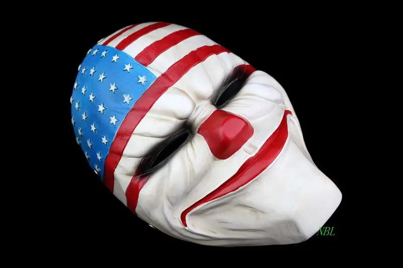 Маска из смолы далласа PAYDAY 2 классные игровые банкиры джокер флаг сша страшные