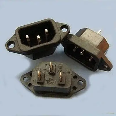 

5-кратный разъем IEC Power Jack, Крепление Шасси 3PAC