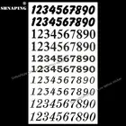 SHNAPIGN, арабские цифры 0-9, временная татуировка для боди-арта, наклейка-Татуировка 10*17 см, безболезненная татуировка с хной, Селфи, тату-наклейка s