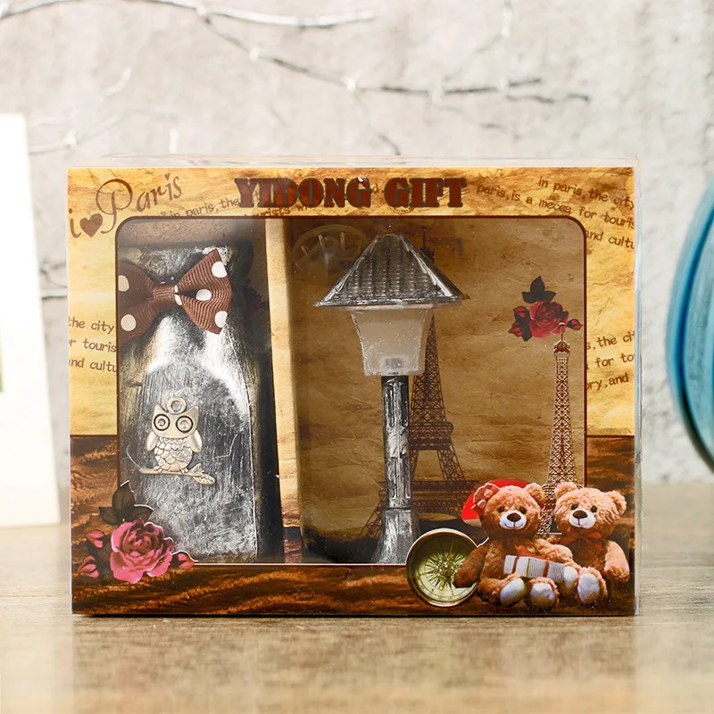 Новая светодиодная лампа дизайн время двери интерес оригинальное деревянное