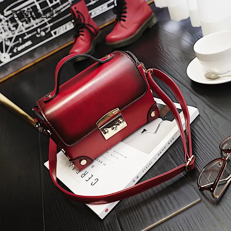 Новые модные сумки Crossbody сумка универсальная замок небольшой простой коробке Тип