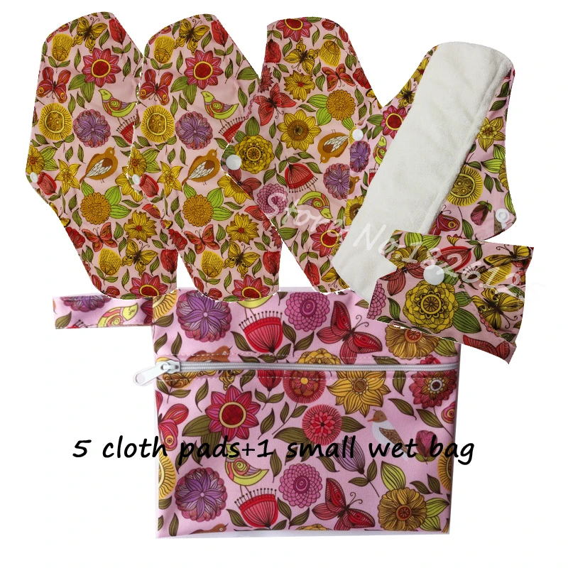 

Bamboo Cloth Pad Regular Menstrual Pad Washable Sanitary Towel Pads
