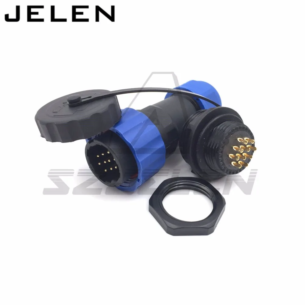 SD20TA ZM водонепроницаемый разъем 10 pin IP67 светодиодный питания|connector pin|connector 10led wire