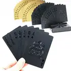Игральные карты Золотая покерная Золотая коллекция черные алмазные покерные карты горячий подарок стандартный набор игральных карт для вечевечерние