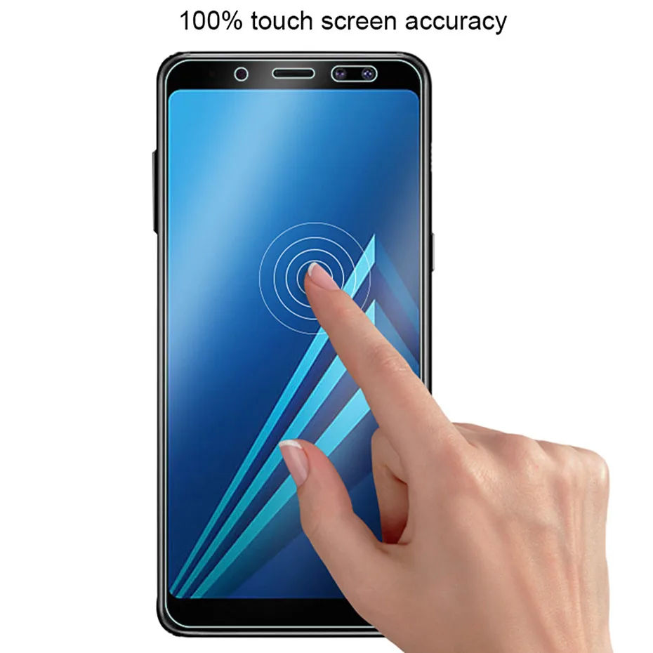 Защитное стекло для samsung A5 A6 A7 A8 2018 закаленное Samsung 2016 2017 plus защитная стеклянная
