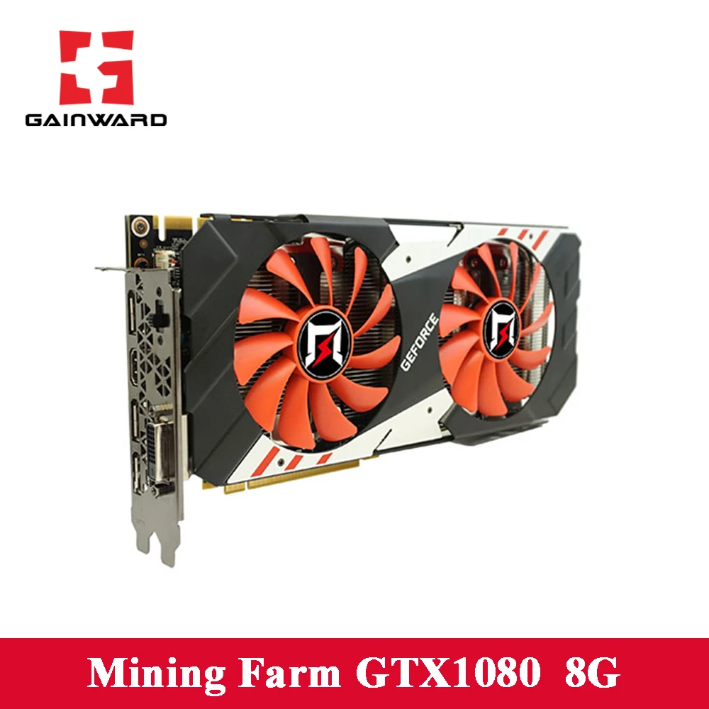 Gainward GTX1080 8 г видео карты 1657 мГц 256bit 10010 TDP180W + 6pin 500 Вт Поддержка HDMI 3 * DP DVI Графика