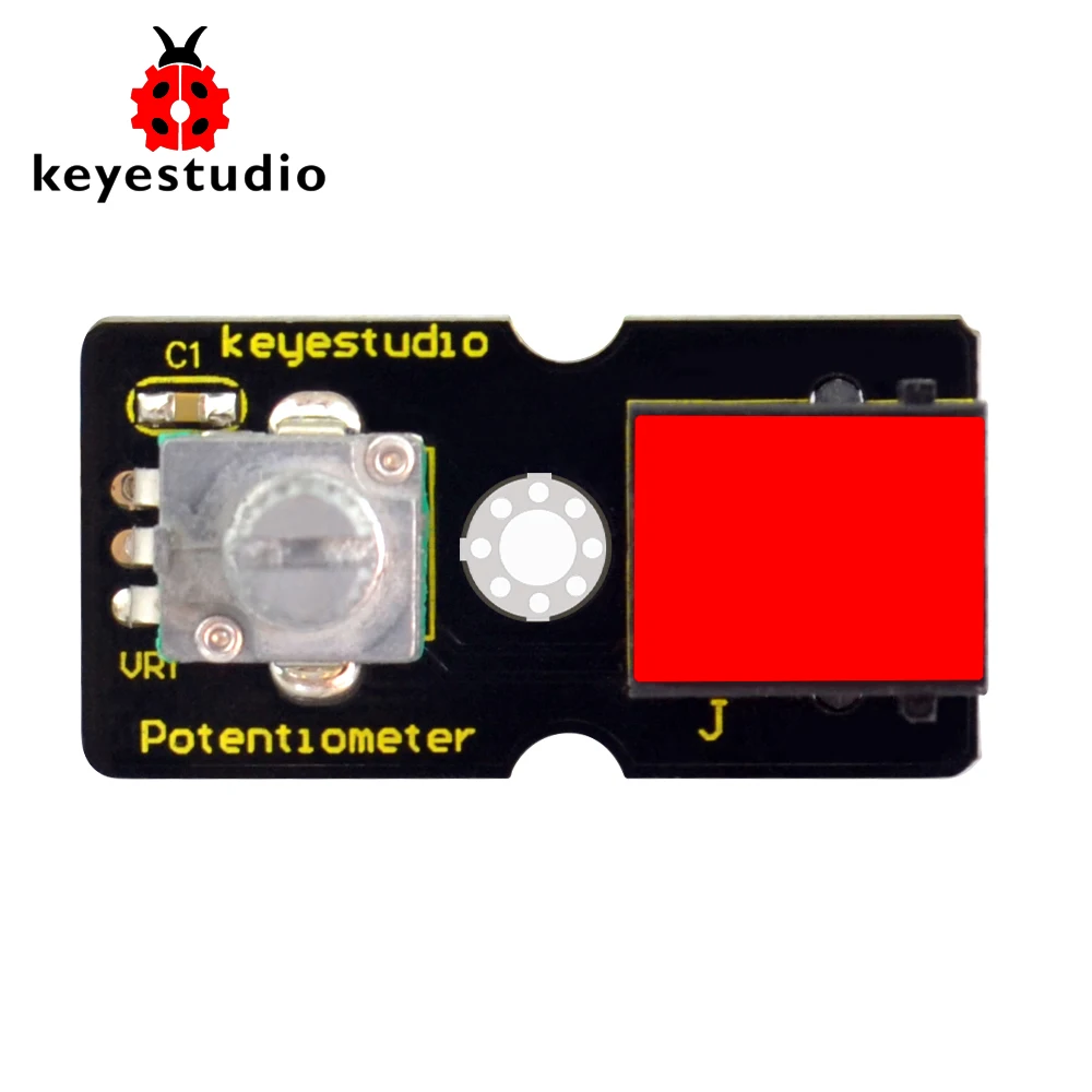 Keyestudio RJ11 EASY plug аналоговый модуль датчика поворота для Arduino STEAM|Аксессуары