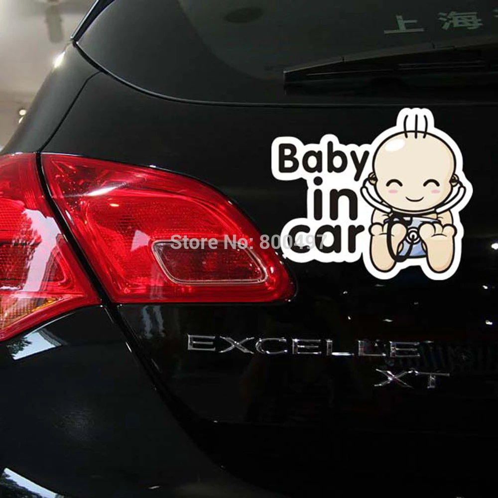 

10 x Newest Design Funny Car Sticker Baby in Car Decal For Any Car
