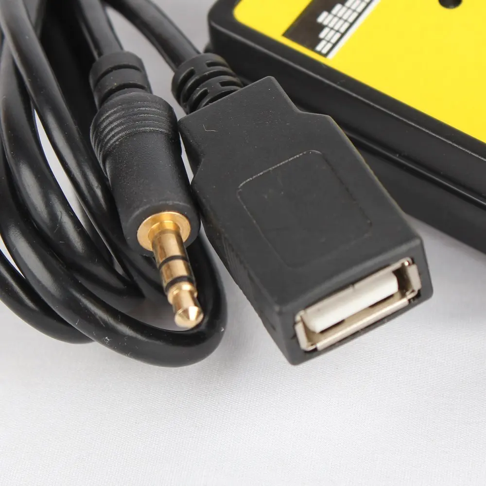 12 Pin разъем автомобильное радио USB AUX аудио Mp3 музыкальный адаптер CD Changer интерфейс