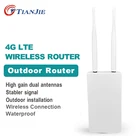 Wi-Fi-роутер TIANJIE, уличный роутер с водонепроницаемым корпусом, со слотом для SIM-карты, CAT4 15034G, скорость-маршрутизаторы LTE Мбитс, совместим с IP-камерой
