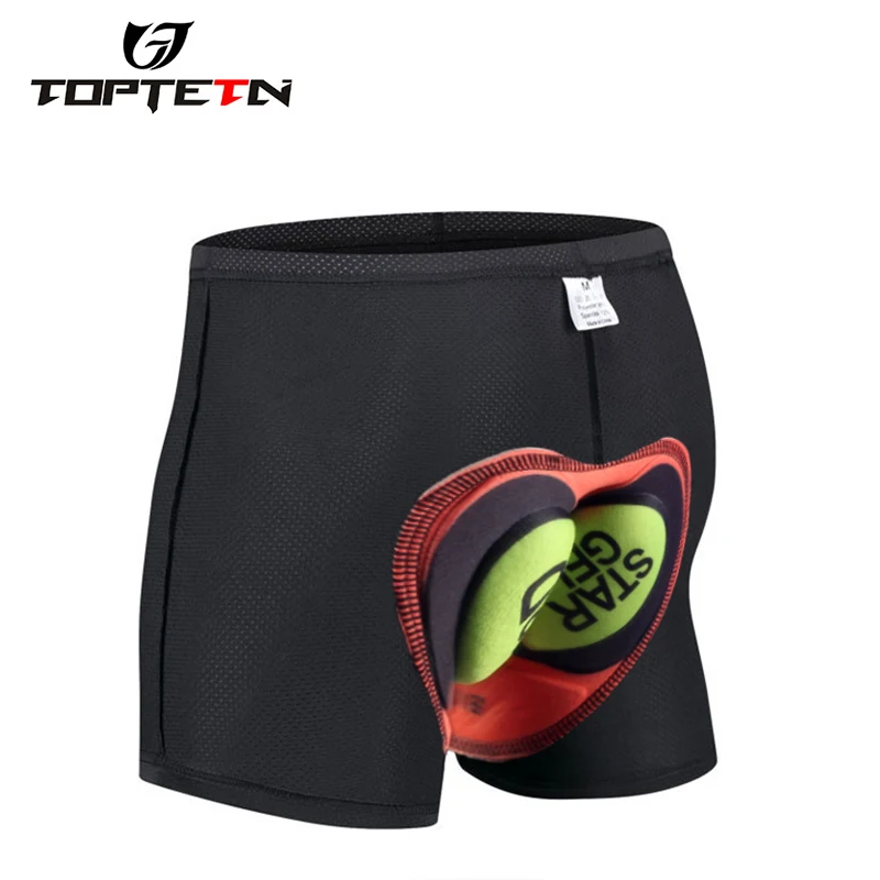 Спортивные шорты TOPTETN для езды на велосипеде активного отдыха гонок 3D коврик