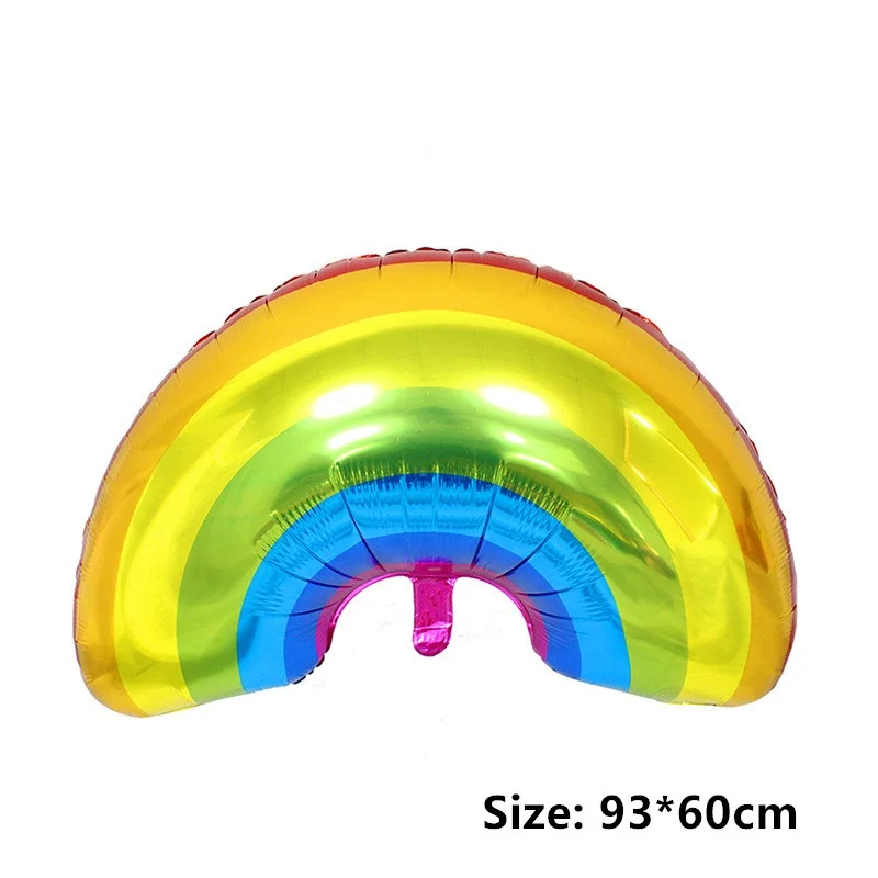 Rainbow Большие Желтые Подсолнухи пчела солнце фольгированные Алюминиевые шарики для свадебной вечеринки Украшенные шары на день рождения Дети животные - Цвет: Rainbow