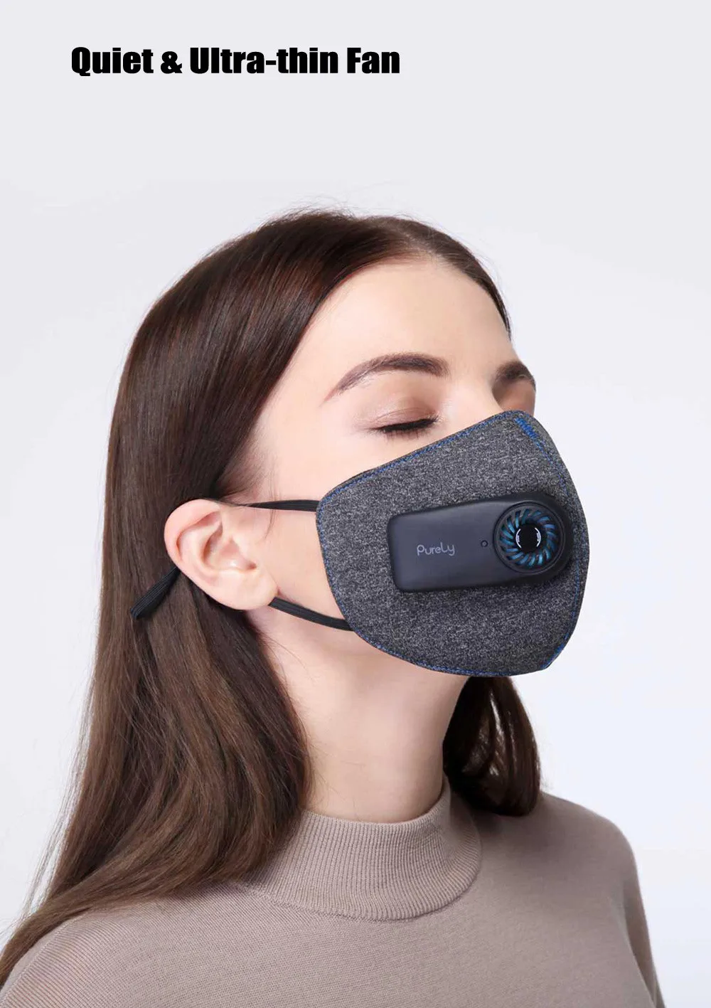 Новейший Xiaomi чисто воздушный фильтр-маска Трехмерная структура Смарт PM2.5 против загрязнения отличный очищающий перезаряжаемый фильтр