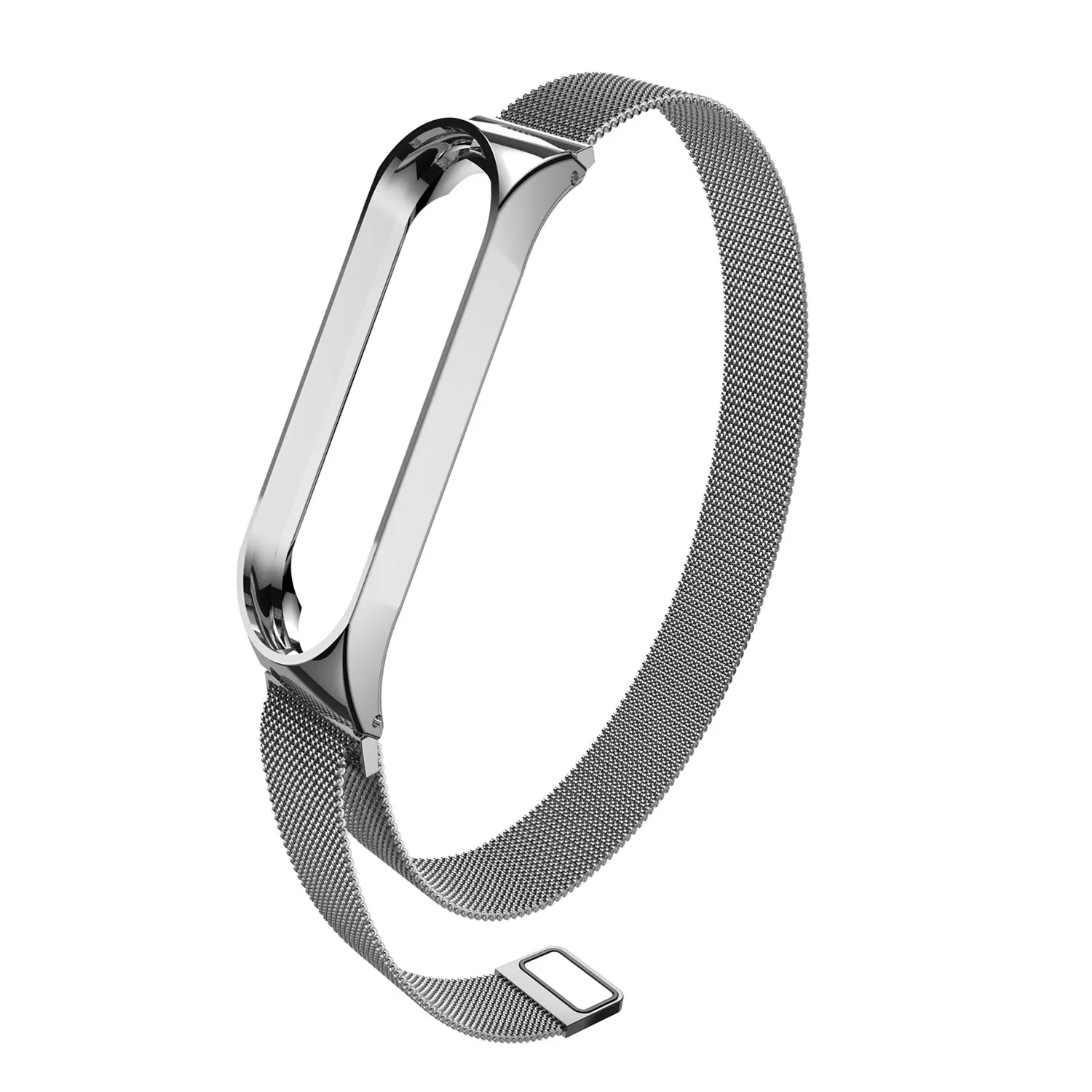 Браслет DAHASE Mi Band 3 ML Loop для Xiaomi металлический браслет из нержавеющей стали без