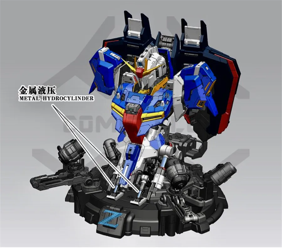 Comic Club 1/35 YIHUI бюст голова ZETA Gundam Сборная модель содержит светодиодный светильник фигурка игрушка