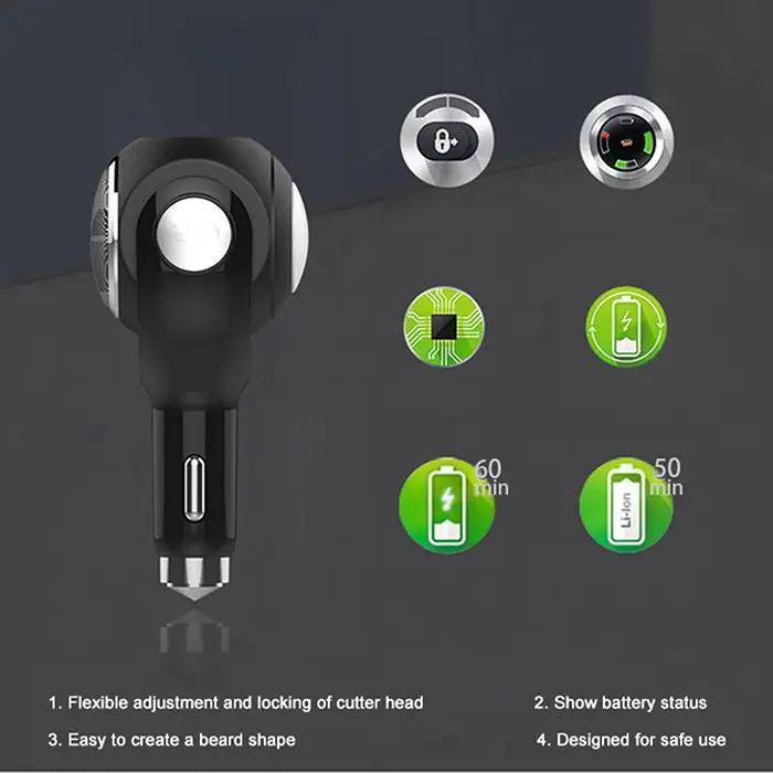 4 в 1 USB Автомобильное зарядное устройство для лица Eletrico Masculino мужские