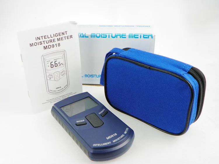 Интернет измеритель влажности цифровой тестер древесины с сумкой MD918 4 ~ 80%