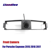 liandlee auto for porsche cayenne 2015 2016 2017 front view camera logo embedded not reverse rear parking cam