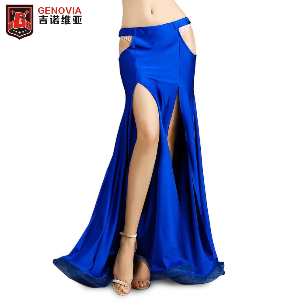 

Sexy Slits Skirt Women Belly Dance Skirt Women Professional Belly Dance Costume Skirt Dress