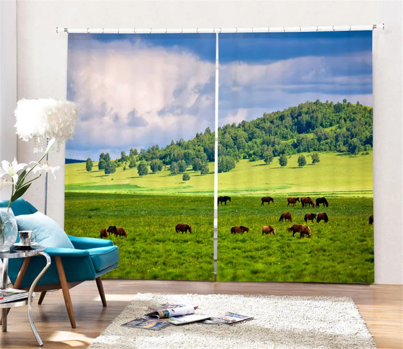 

Luxury 3D Curtains Drapes for Living Room Office Hotel Home Wall Tapestry Can be Customed