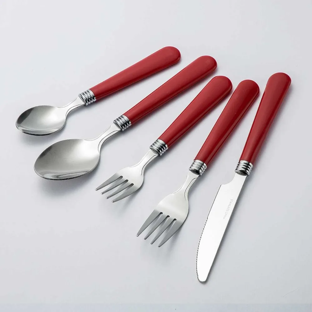 48 шт./компл. Ножи-вилки из нержавеющей стали столовые приборы десерты фрукты чай