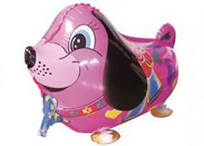 

59*41cm walking dog cartoon balloons Toy Birthday Party Inflatable Ballons Aluminum Foil Balloon 10pc