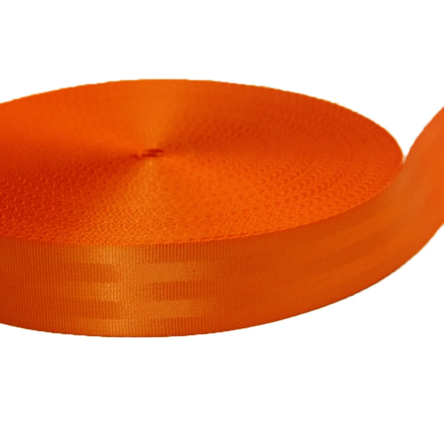 Ремень безопасности для автомобиля оранжевая лямка на плечо 47 мм|Тесьма| |