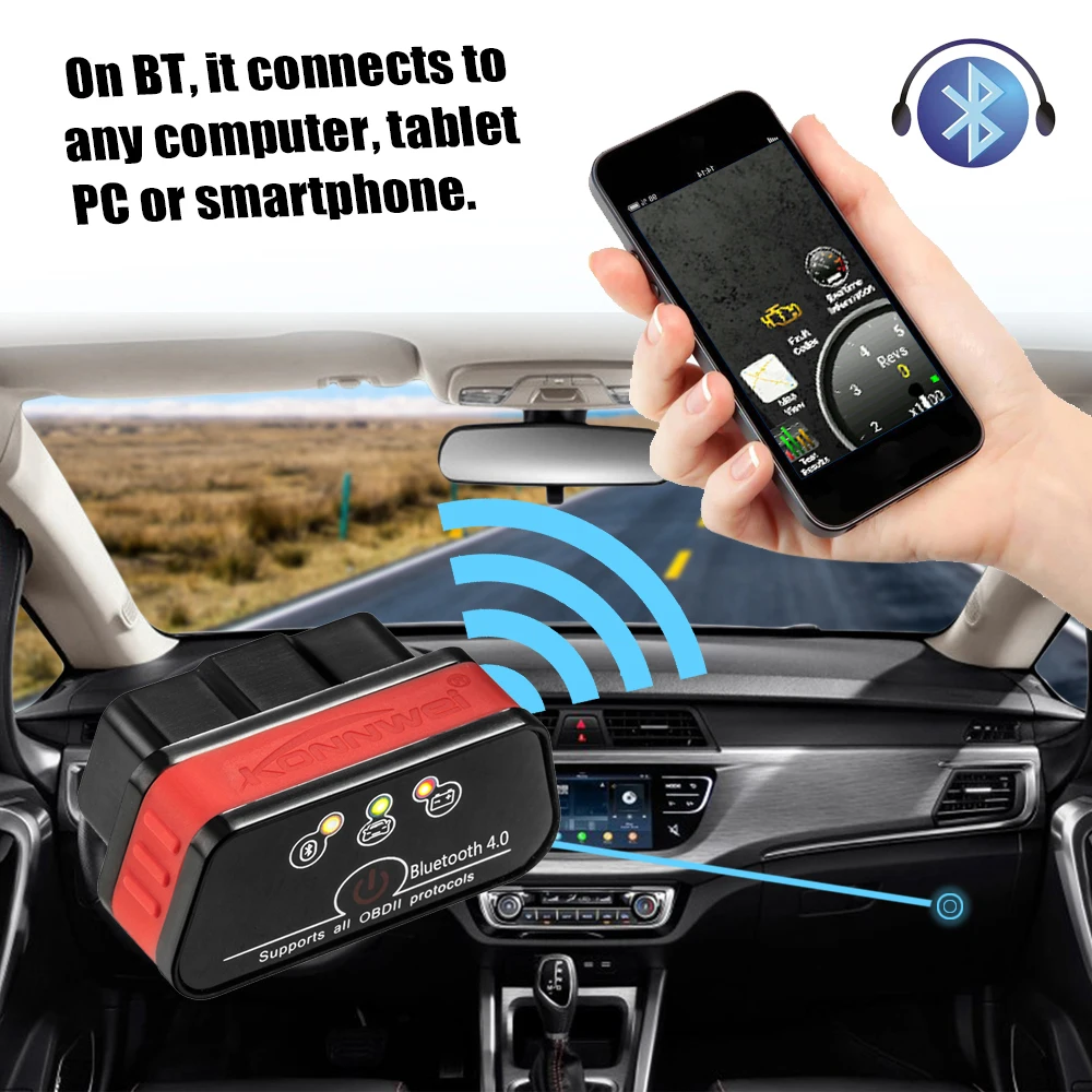 OBD2 BT 4 0 IOS автомобильный диагностический детектор неисправности сканер