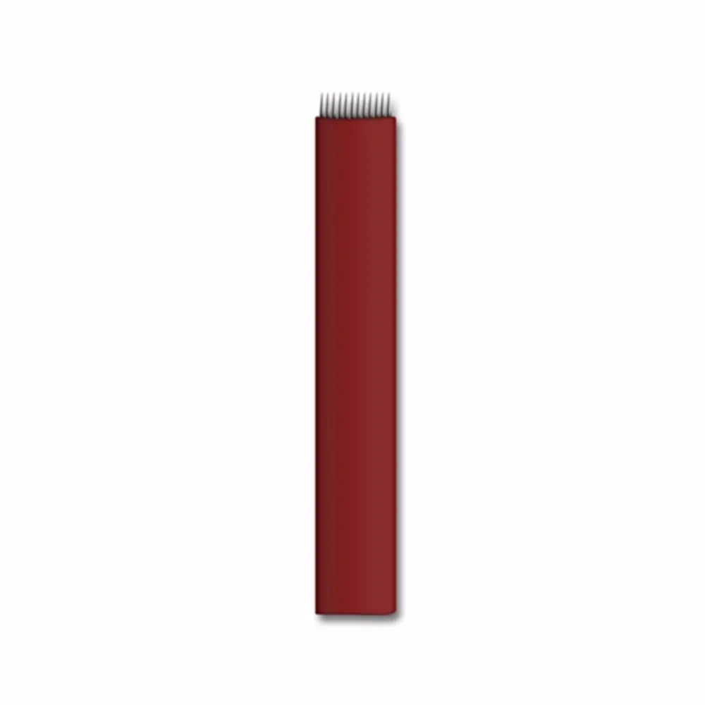 50 шт. Microblading Иглы Татуировки Брови Лезвия Для Перманентный Макияж Руководство