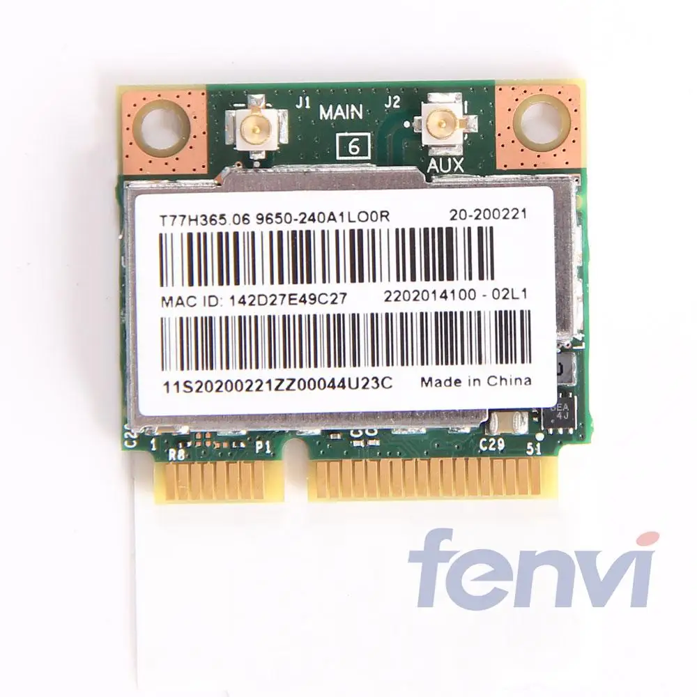 Broadcom BCM943228HMB 802.11a/b/g/n 300Mbps Dual Band 2.4/5G Wireless Wifi+BT Bluetooth 4.0 Half MINI pci-e Card+Screwdriver | Компьютеры