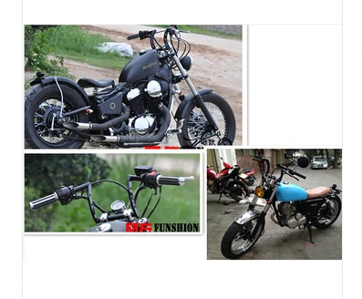 Хромированный руль для мотоцикла 1 дюйм 25 мм Z-образные стержни Kawasaki Vulcan Classic VN 400