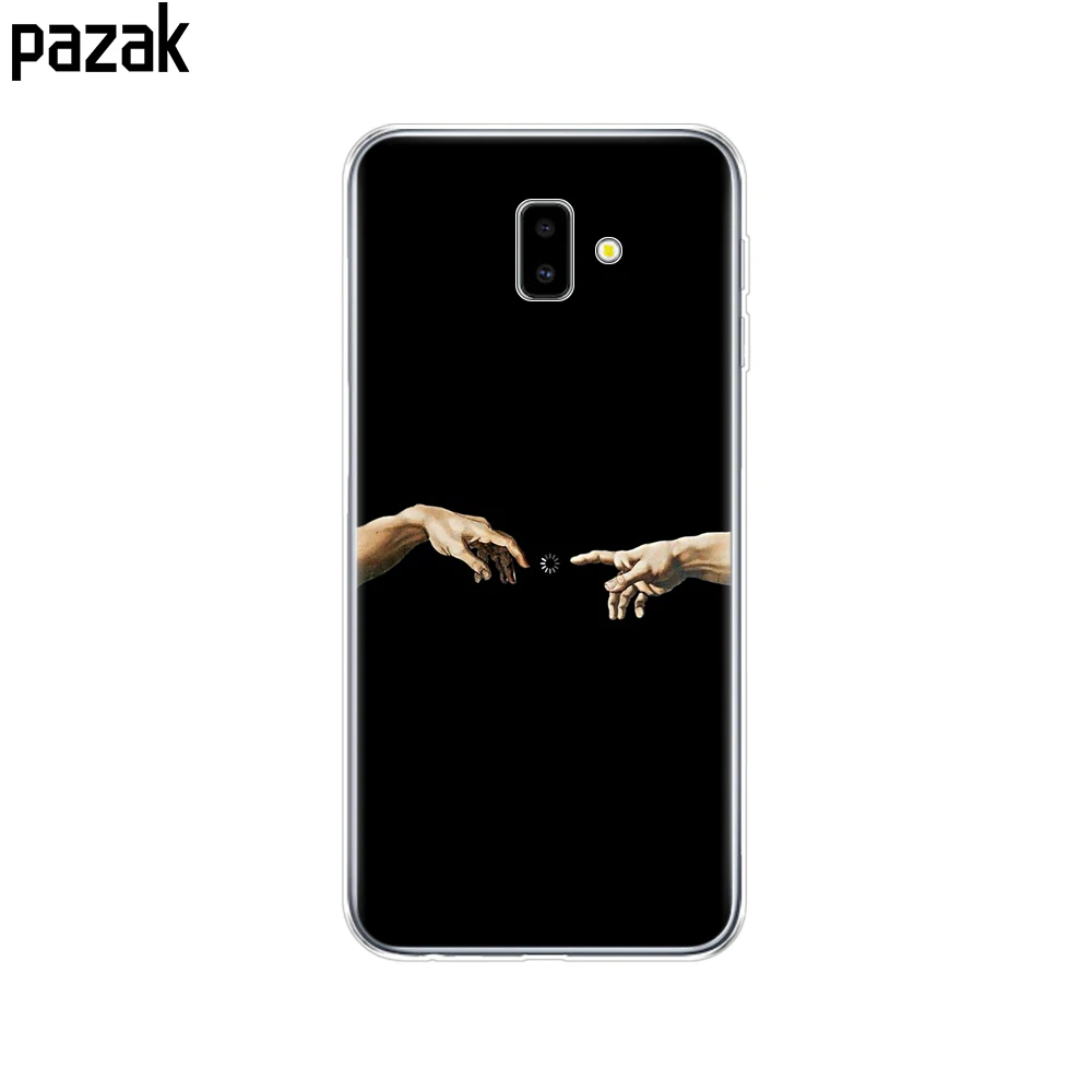 52406 Для samsung J6 J6+ чехол coque мягкий чехол из термополиуретана и силикона для samsung Galaxy J6Plus J 6 Plus J610 J610F Capas противоударный - Цвет: 52406