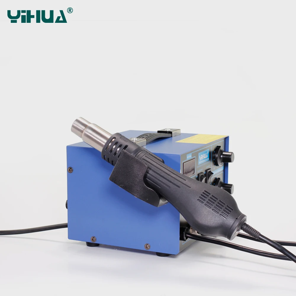YIHUA 862D + паяльная станция 2 в 1 паяльник пистолет горячего воздуха для IC SMD