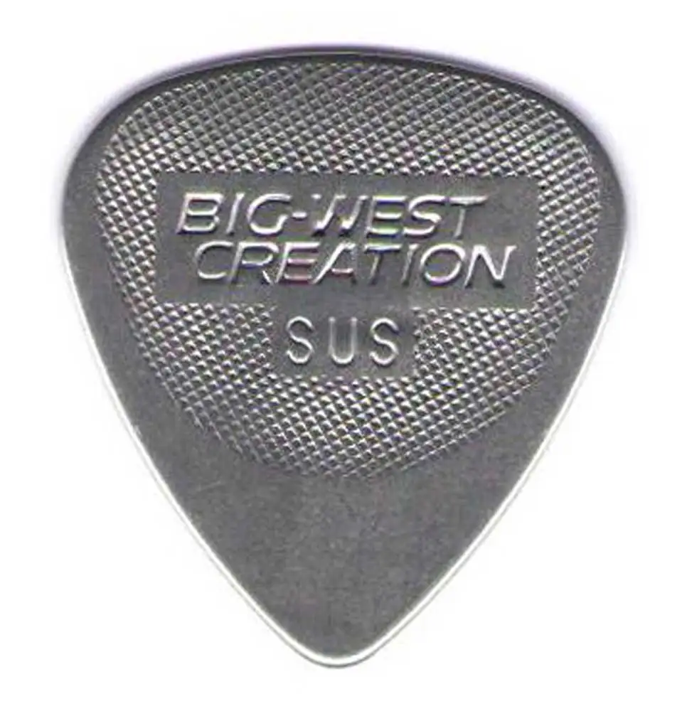 

Big-West Creation BWC Pick TD-SUS (Tear Drop) Stainless 1.0 mm, Made in Japan
