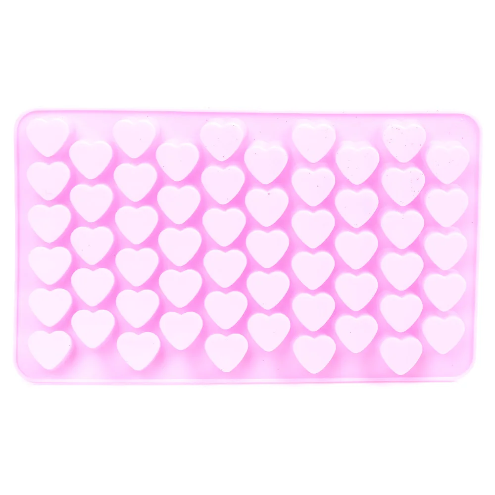 

New DIY silicone mold chocolate heart 55/56 lattices mold cookie tray mold candy