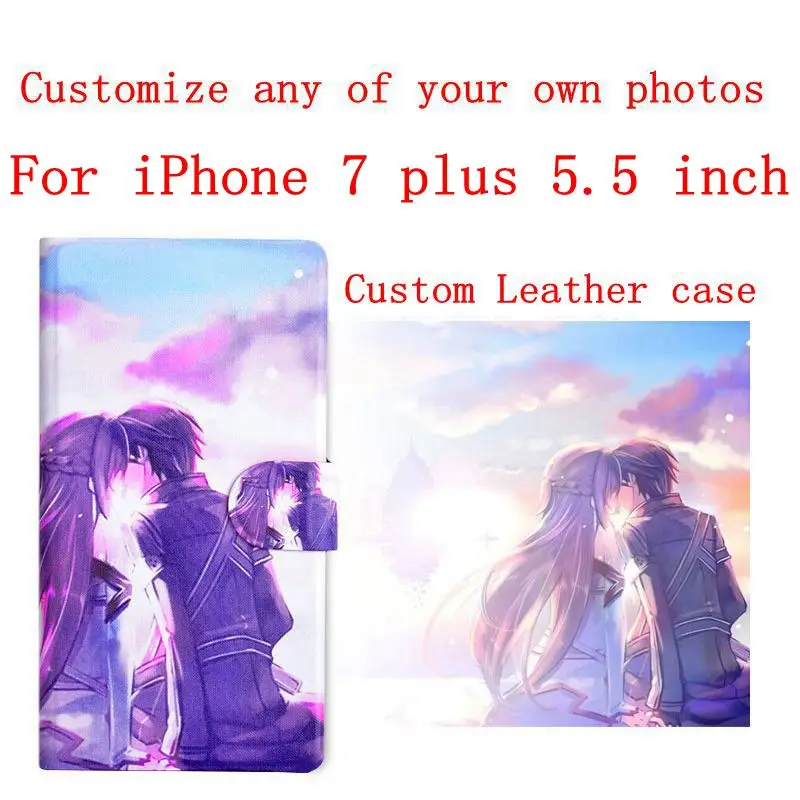 Чехол книжка из искусственной кожи для iPhone 7 plus 5 дюйма|cover for iphone|case coverfor iphone |