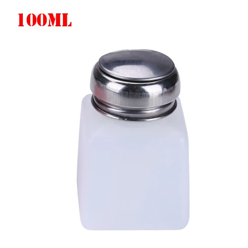 100ml white 100 мл пластиковая бутылка для алкоголя пустая бутылка для жидкого пресса для мобильного телефона инструменты для ремонта Outillage Ferramentas контейнер - Цвет: 100ml white