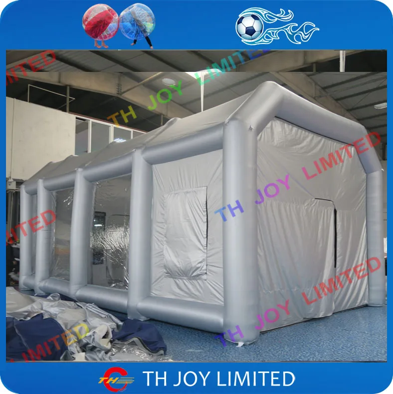 Новый дизайн портативная надувная кабина для распыления краски Надувные