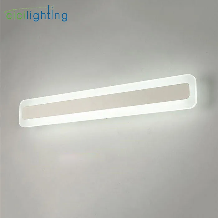 110/240V L40cm/50 см/60 см 70 см Современный художественный Декор акриловая ванная комната зеркала светильник длинные косметическое make up настенный светильник молочно-Туалет светильник Инж