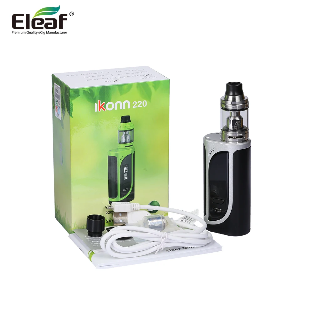 Оригинальный набор для вейпа Eleaf iKonn 220 Вт с баком Ello 4 мл вейп-комплект электронной