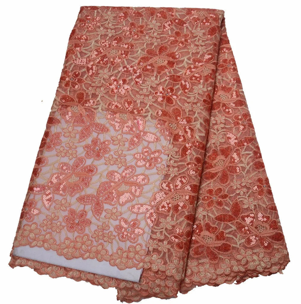 Африканская кружевная ткань из органзы 2018 высококачественное кружево ручная