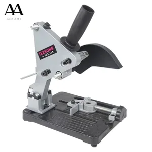 Опора для угловой шлифовальной машины AMYAMY подставка для угловой шлифовальной машины, с алюминиевым корпусом, Чугунное Основание для 100, 115, 125
