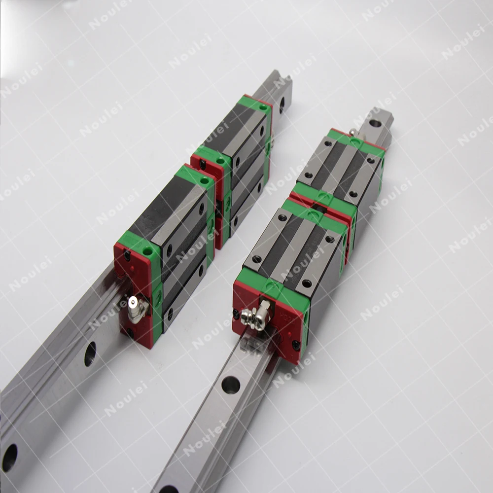 Комплект линейных направляющих движения Noulei 2 шт. HGR20 CNC + 4 HGH20CA рельсовых
